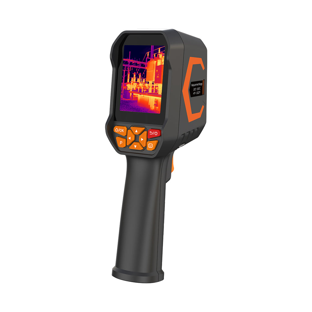 DP-12D Professional Handheld Thermal Imaging Camera with TisoView Enhancement, 120x90 IR Resolution, -20°C to 550°C - 1