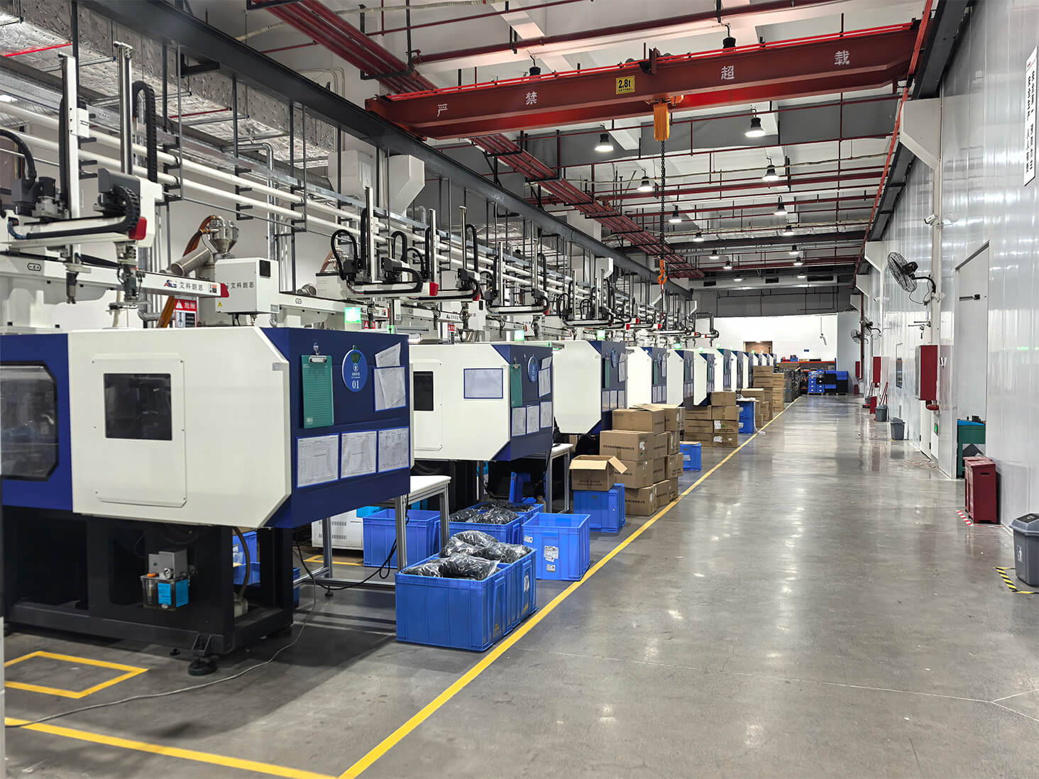 DytSpectrumOwl thermal imaging camera manufacturing facility and automated injection molding line
