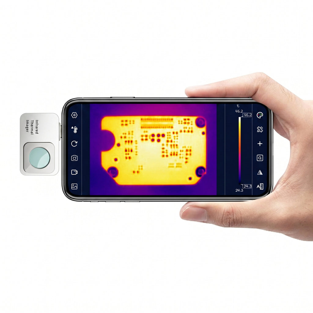 H2FB Smartphone Thermal Camera Plug-in for Android, 256x192 IR Resolution, -15°C to 600°C - 5