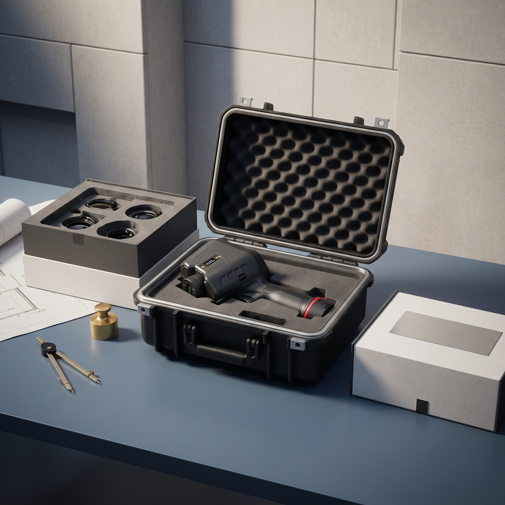 DytSpectrumOwl DP38 Professional Thermal Camera - Product Accessories and Professional Protective Carrying Case